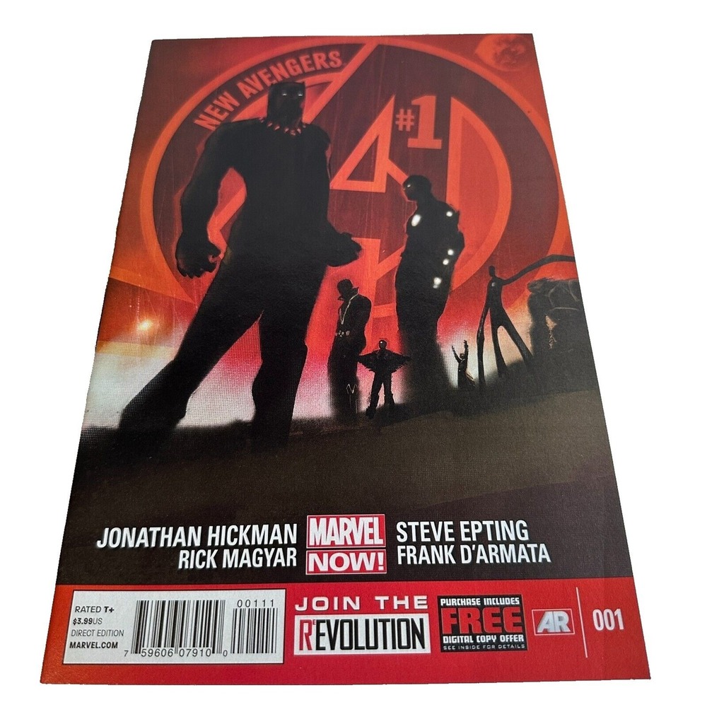 New Avengers #1 Marvel Comics 2013 1st App Black Swan‎ Hickman Epting